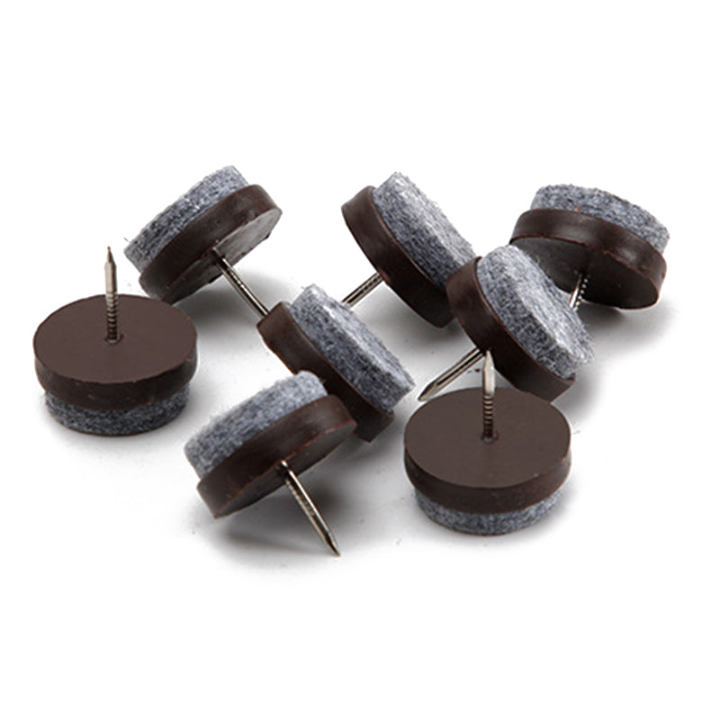 10Pcs Set 22mm Chair Table Furniture Leg Bottom Feet Pad Noise Reduction Floor Protector Nail 10Pcs Set 22mm Chair Table Furniture Leg Bottom Feet Pad Noise Reduction Floor Protector Nail